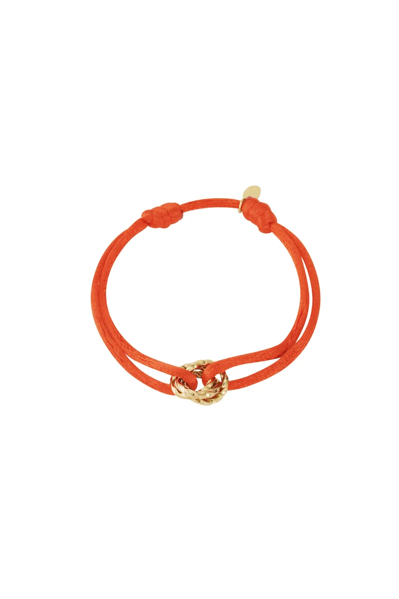 Gevlochten Armband Dames – 14K Verguld – Meerdere Kleuren