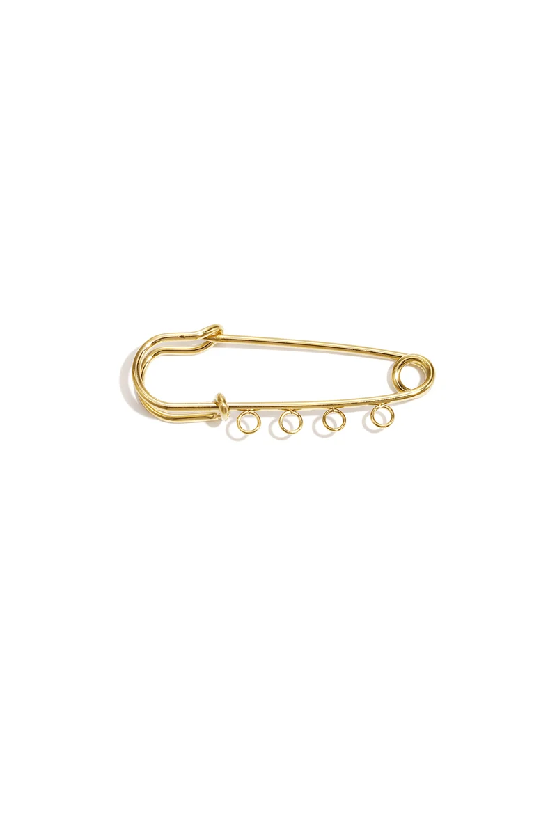 Goudkleurige Broche – Roestvrij Staal – Dames Accessoire