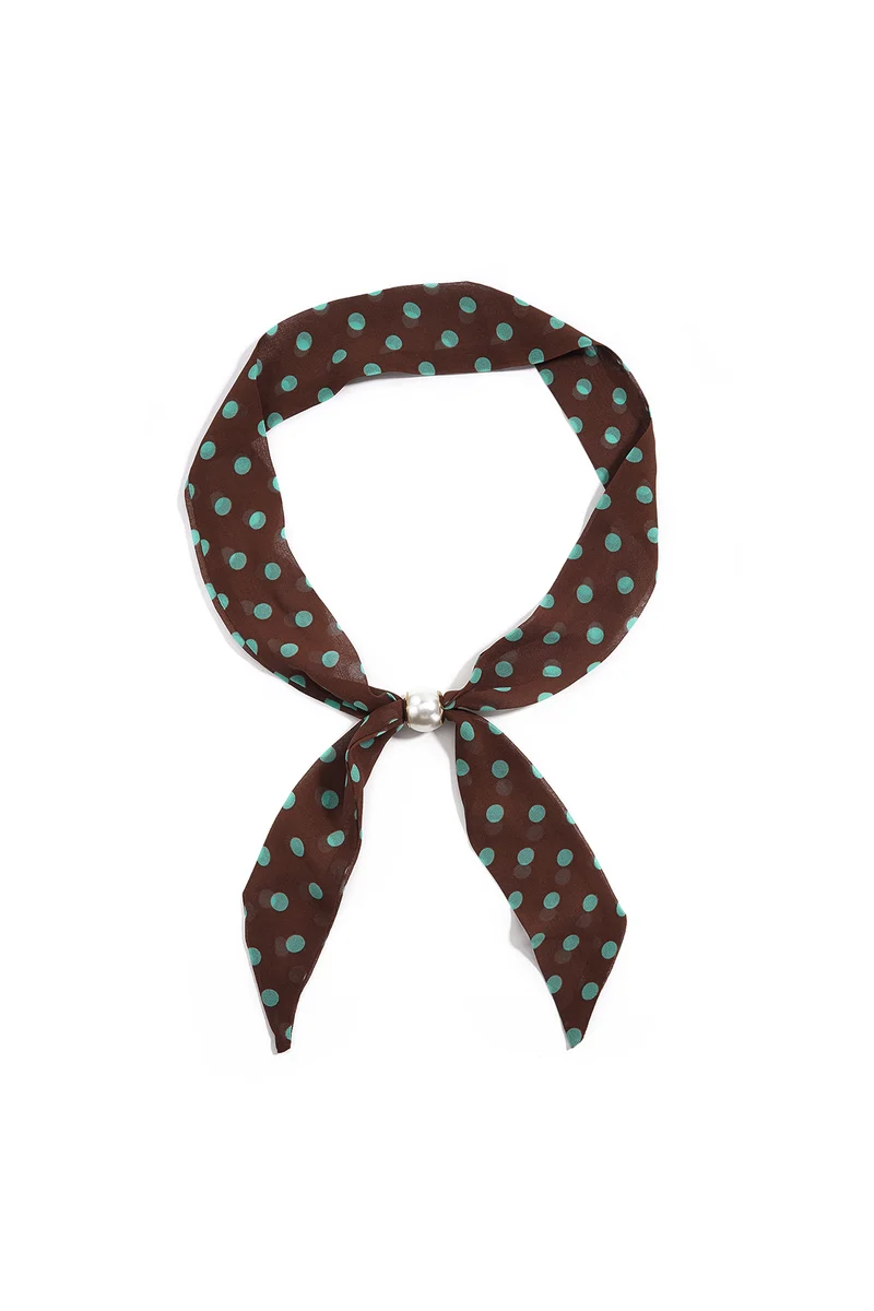 Dames Zomersjaal met Ruitjes & Stippen – Polyester – 4 Kleuren