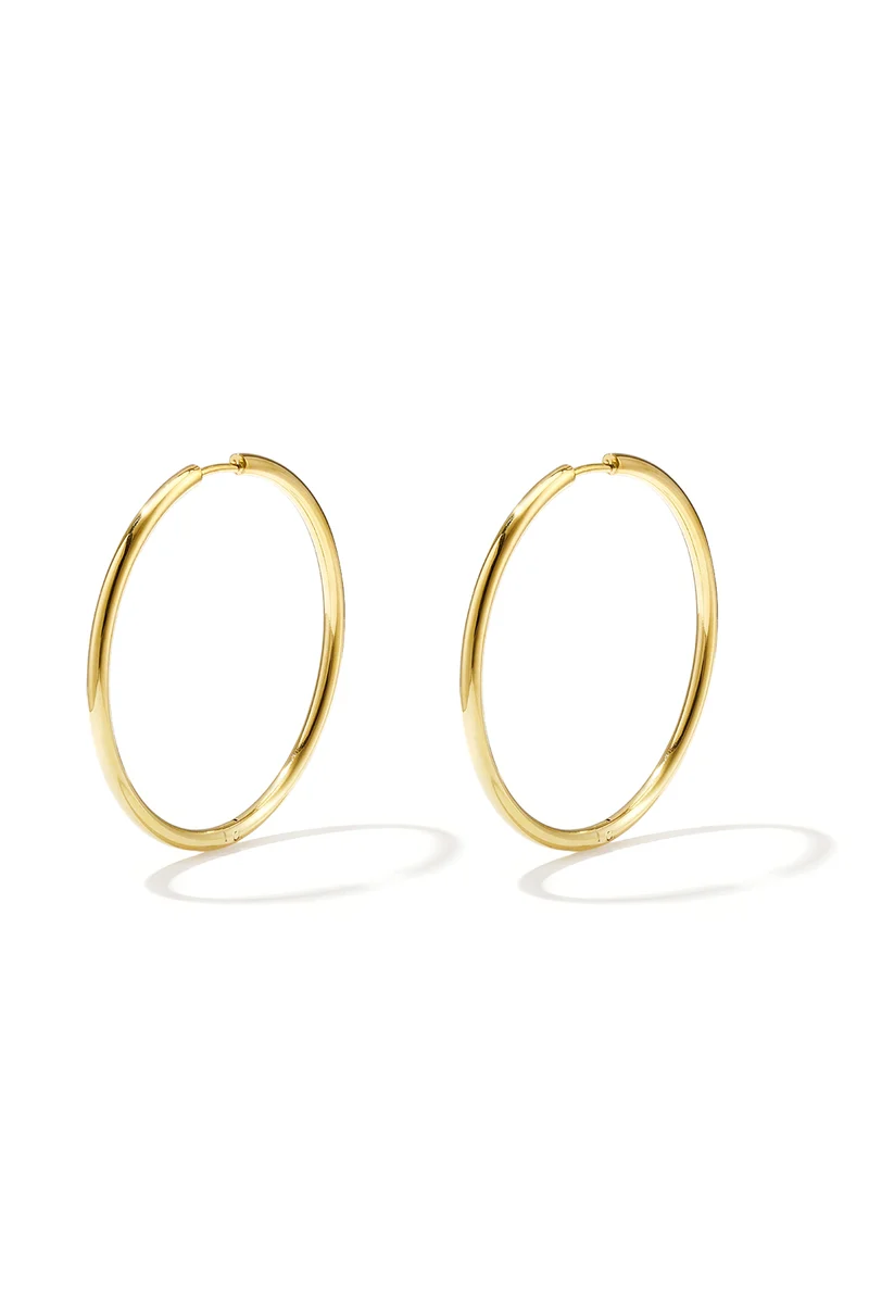 Hoepeloorbellen Dames – RVS – Goud & Zilver