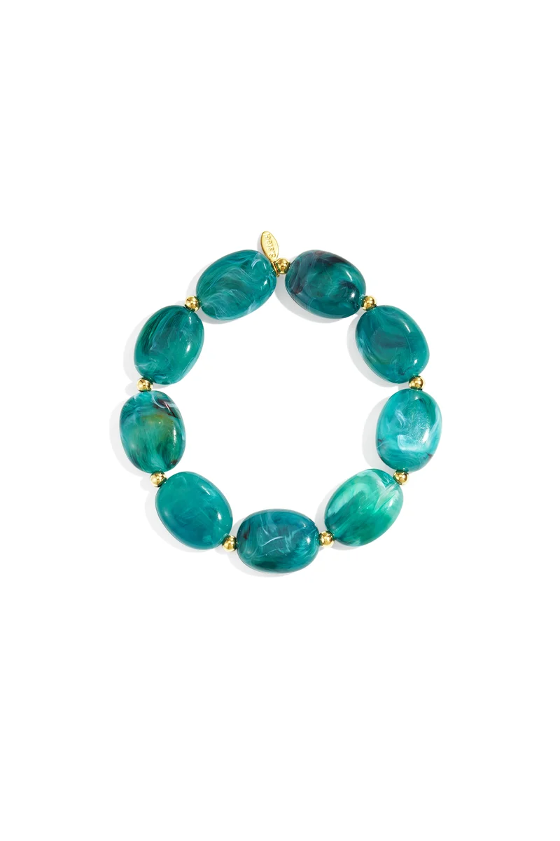 Kralenarmband Dames – Acryl & RVS – 8 Kleuren