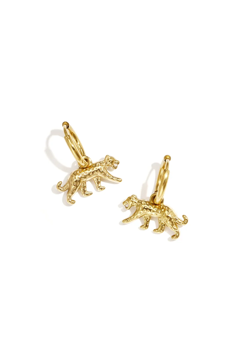 Hangende Oorbellen Dames – RVS – Dierdesign – Goud & Zilver