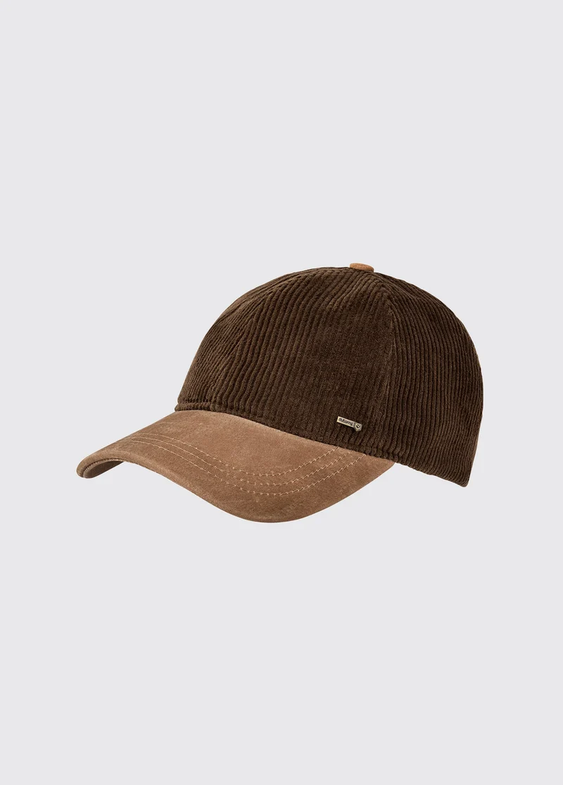 Marino Corduroy Baseball Cap - Walnut