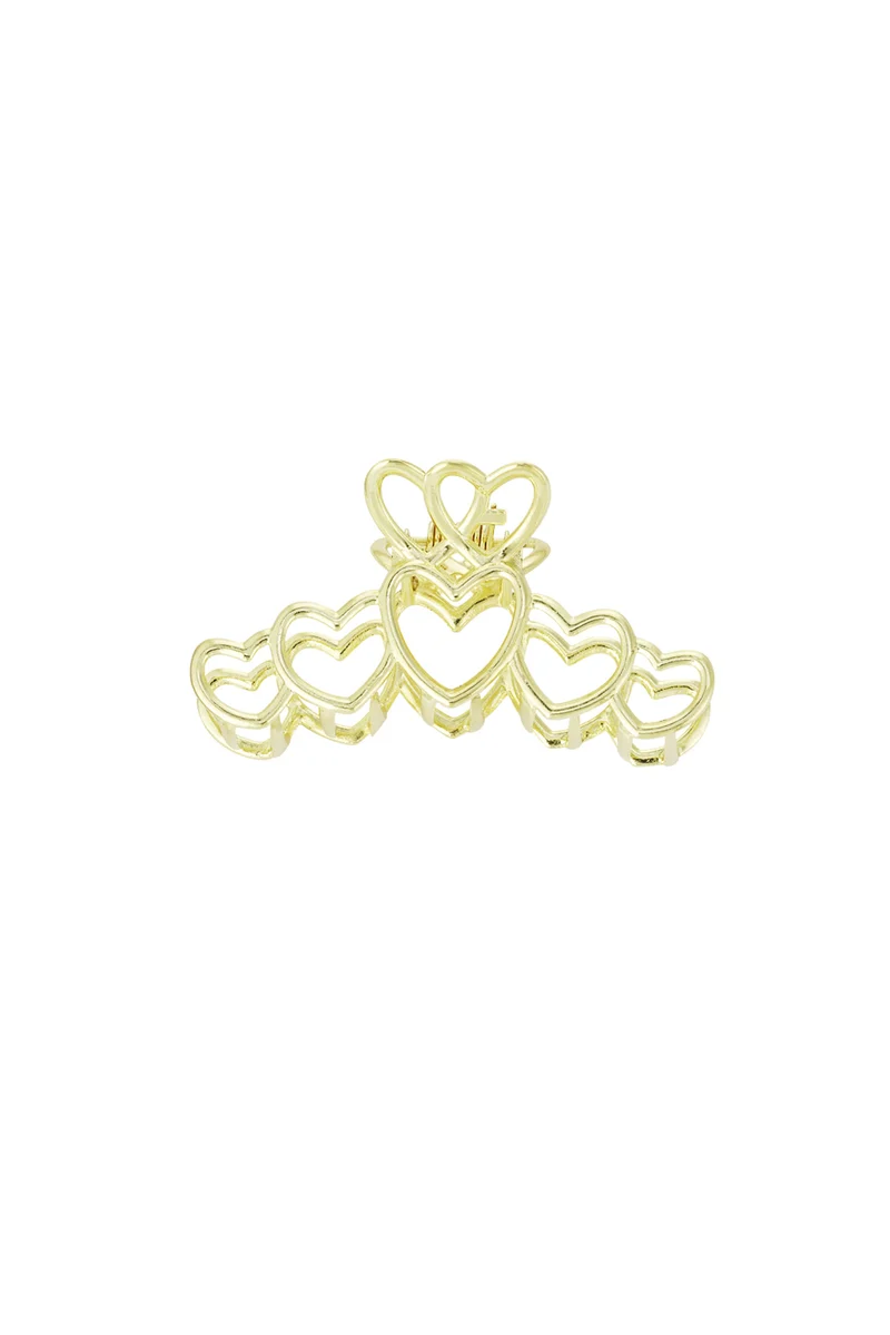 Metalen Haarclip Dames – Goud & Zilver