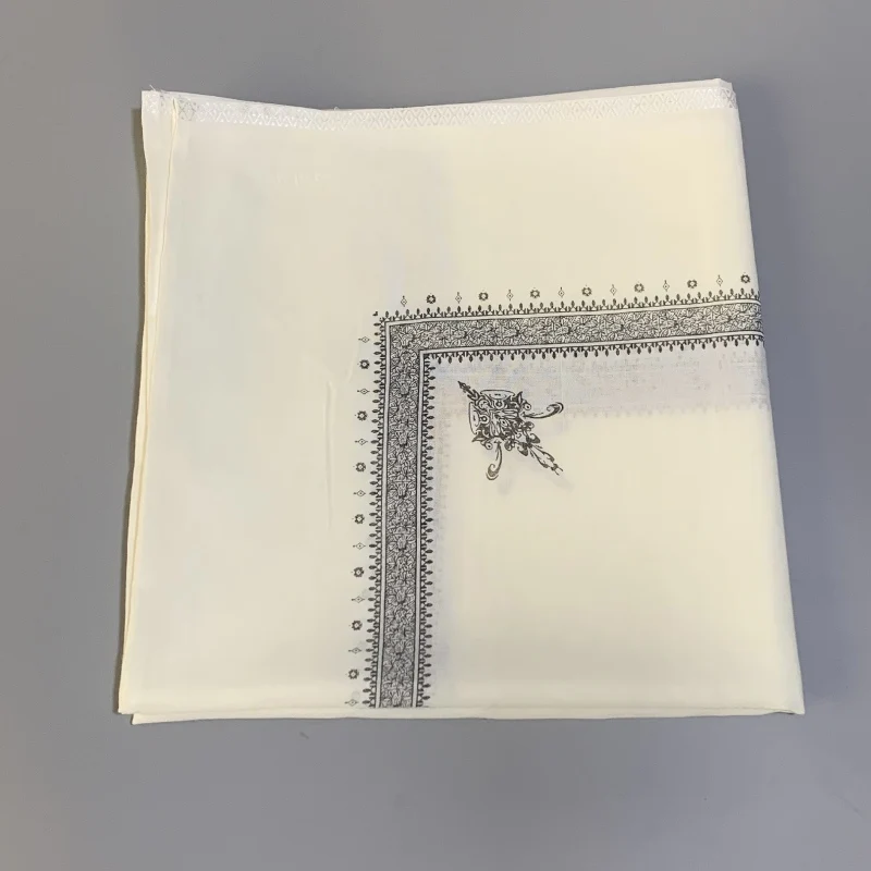 Groothandel bedrukte witte Shemagh hoofddoek, Arabisch, VAE, Dubai, Jemenitisch, Heren hoofddoek