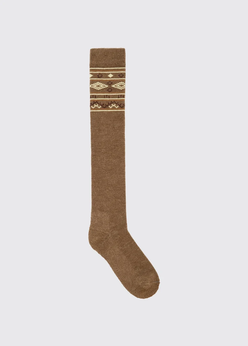 Rolestown Fair Isle Alpaca Sokken - Elk
