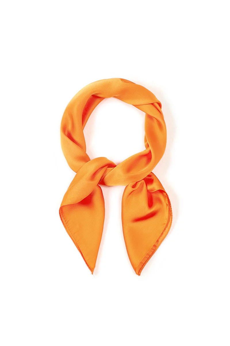 Oranje Dames Sjaal – Effen – Lichtgewicht