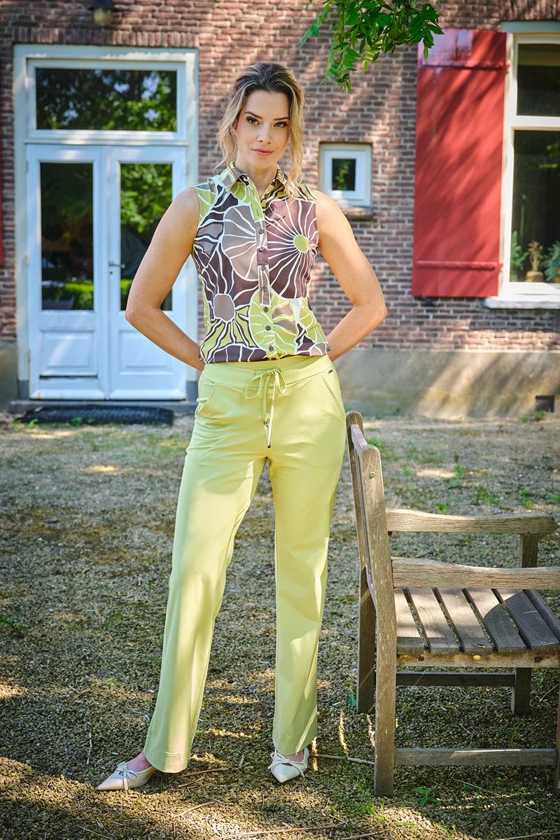 Travel Broek Flared Sweet Pea 202089