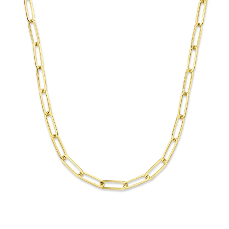 Parte Di Me Bibbiena Poppi Felice 925 Sterling Zilveren Gold Plated Schakelketting PDM34092