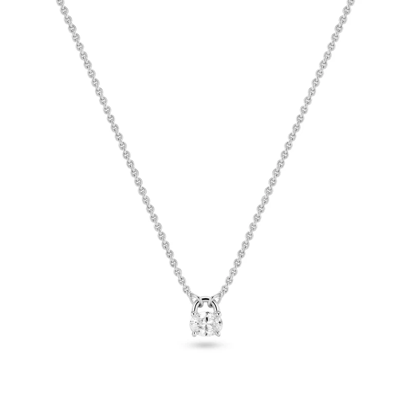 Sif Jakobs 925 Sterling Zilveren Ovale Necklace SJ-N2744-CZ