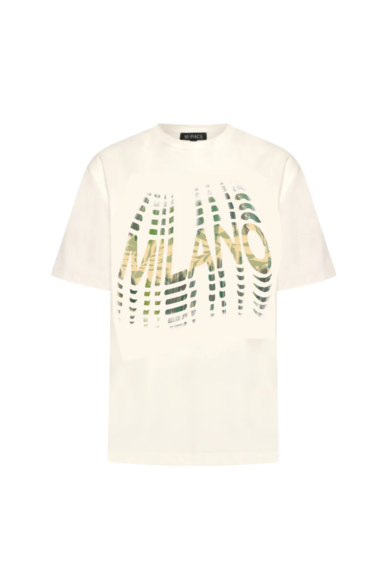 Travel T-shirt Milano Sweat Pea Offwhite 202836