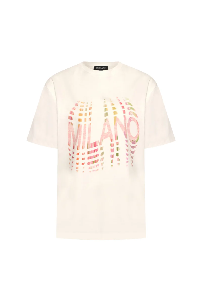 Travel T-shirt Milano Peach Yellow Offwhite 202836