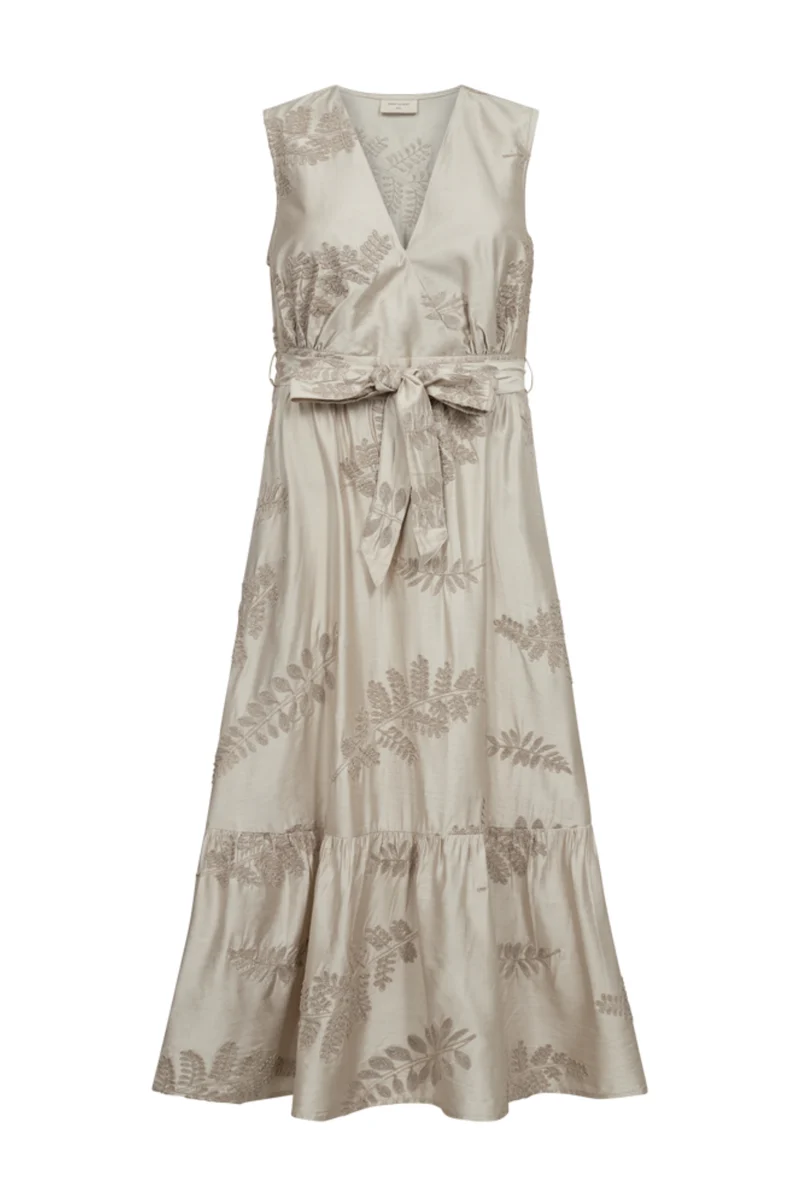 Jurk Fqvaca Embroidery Moonbeam Silver 208317