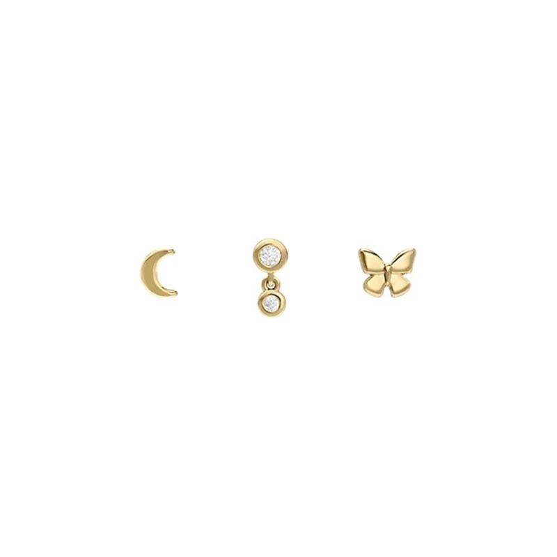 Fossil Jewelry Gold Coloured Giftset JA7278SET