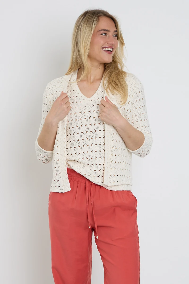 Vest Julie Ecru