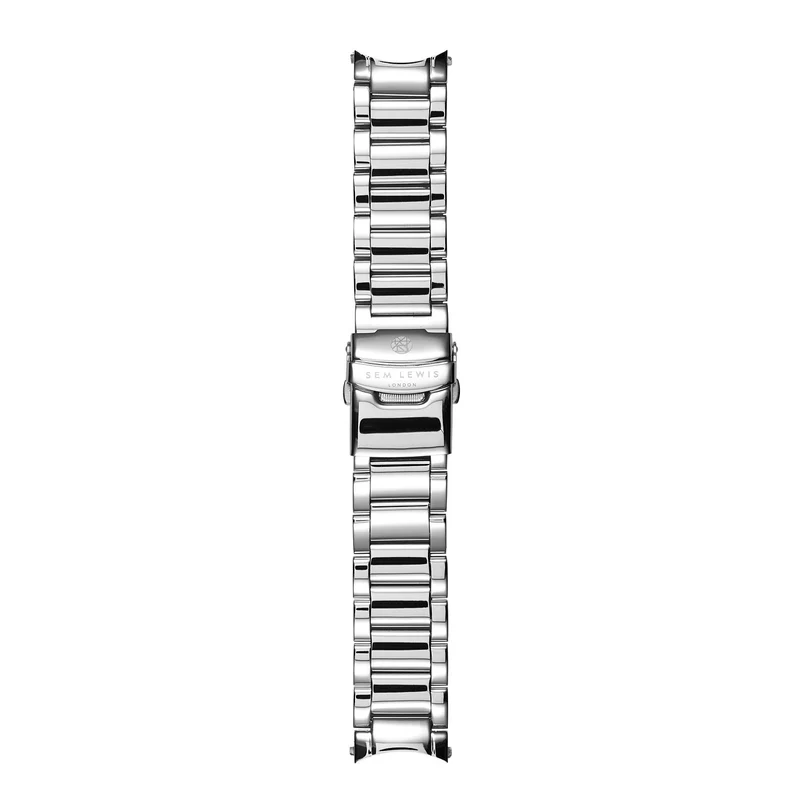Sem Lewis Strap 22mm Zilverkleurig SL600001