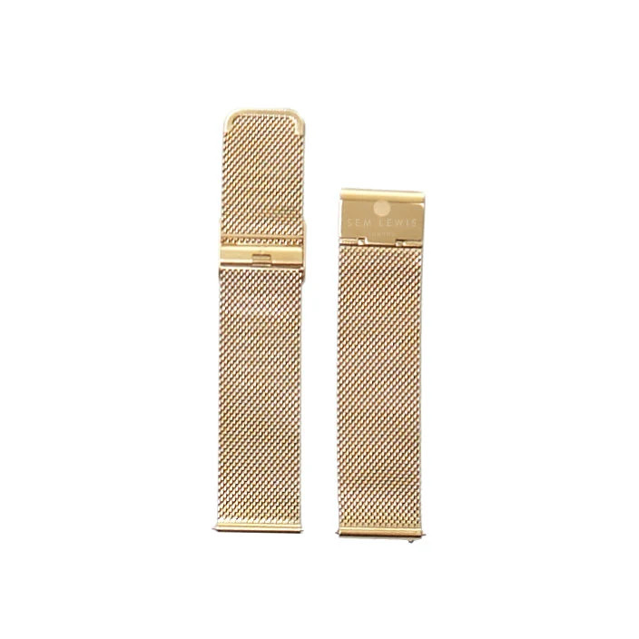 Sem Lewis Strap 22mm Goudkleurig SL620003