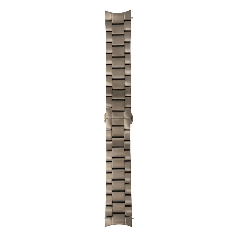 Sem Lewis Metropolitan Horlogeband 24mm Gunmetal SL620025