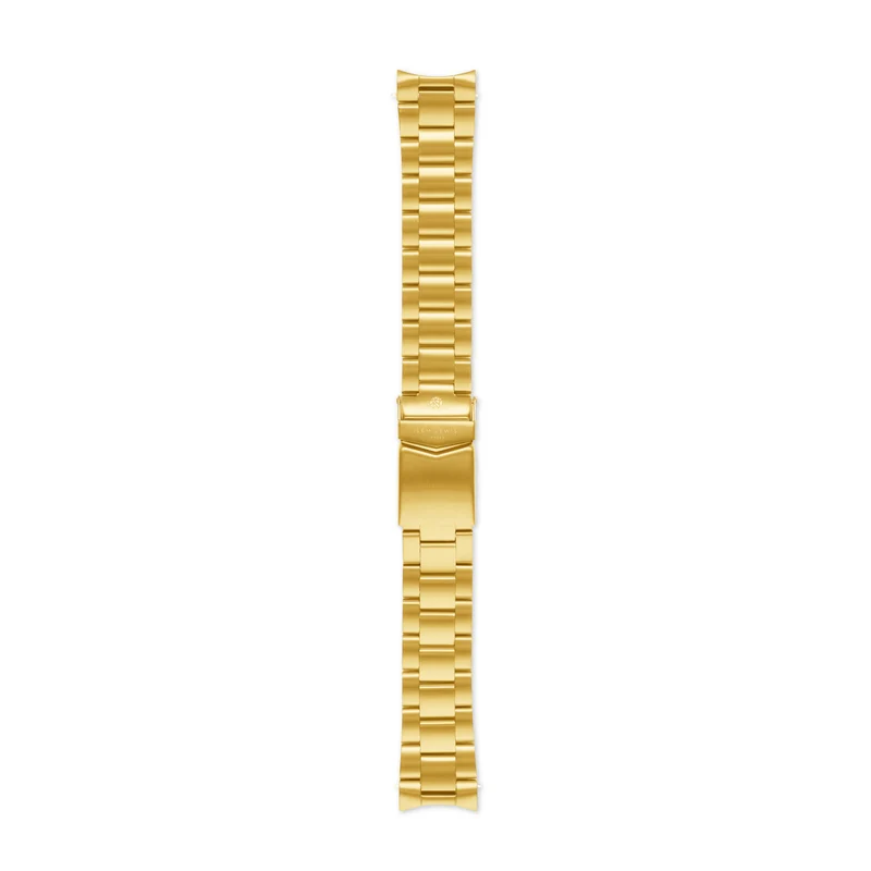 Sem Lewis Lundy Island Diver Strap 20mm Goudkleurig SL620015