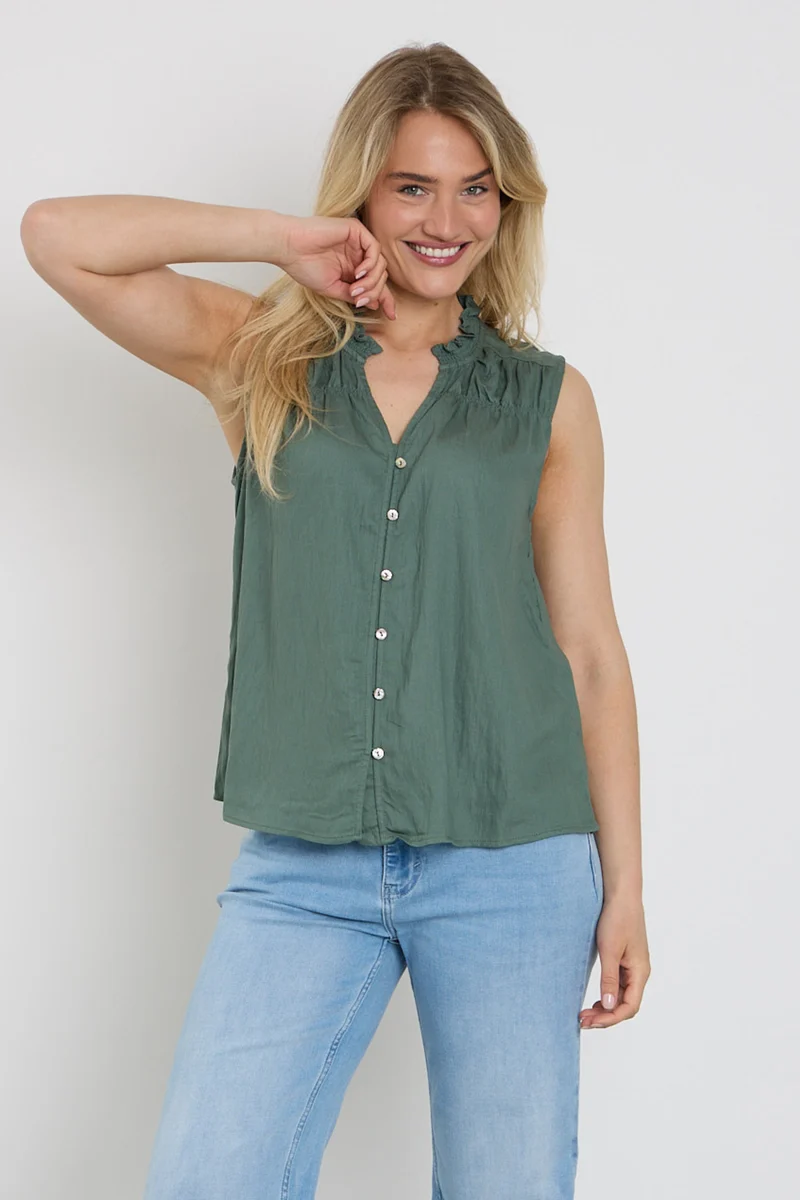 Blouse Fqesally Dark Forest 204376
