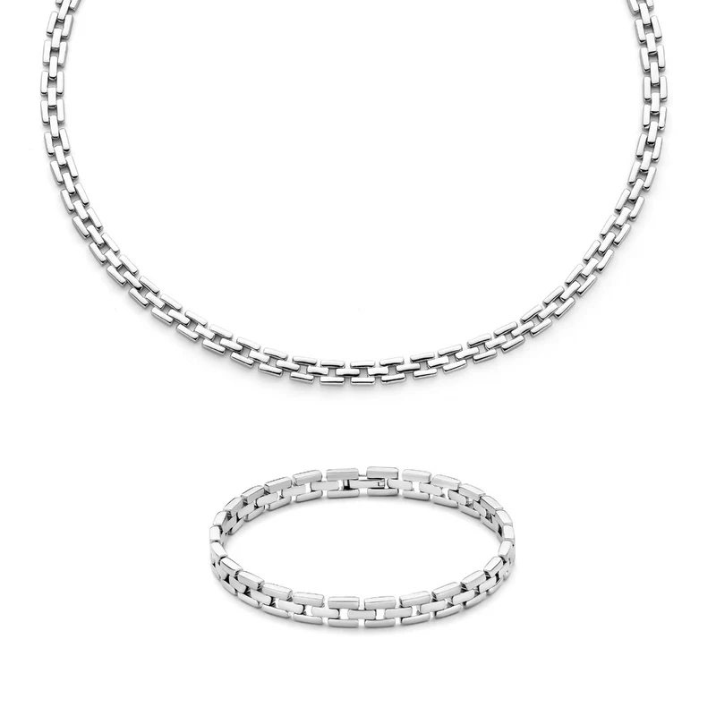 Parte Di Me Sorprendimi 925 Sterling Zilveren Ketting en Armband Giftset PDM90077