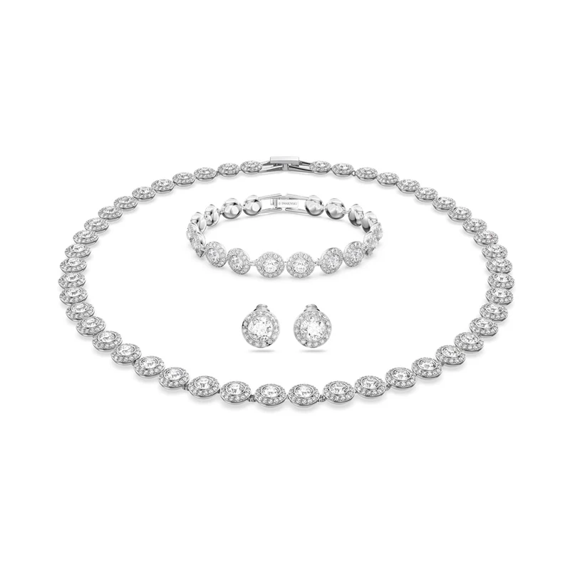 Swarovski Angelic Silver-coloured Jewellery Set 5367853