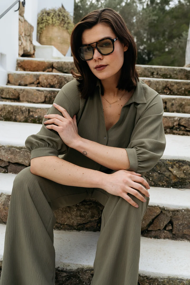 Blouse Marijke Khaki BL436
