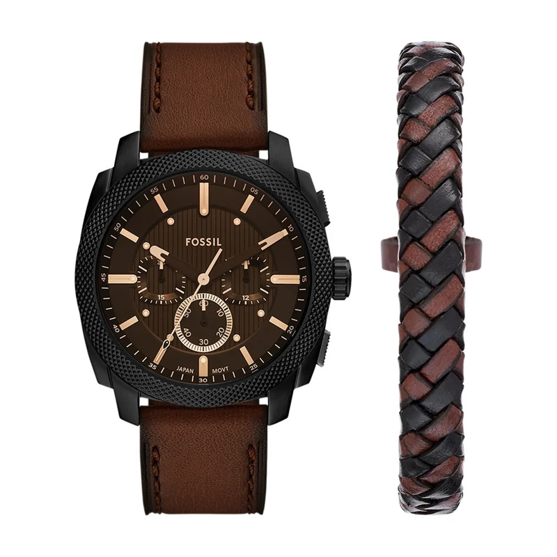 Fossil Machine Black Men's Watch FS6102SET