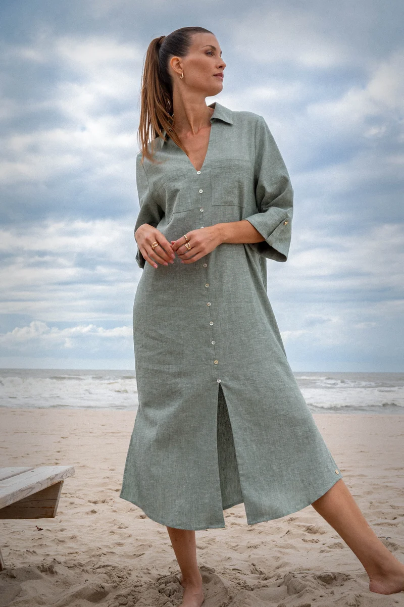 Jurk Texx Pale Olive