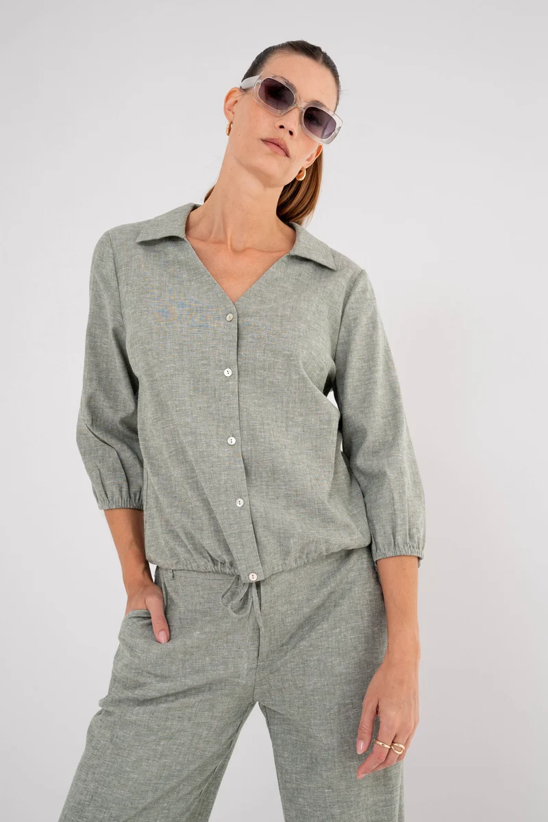 Blouse Jolene Pale Olive