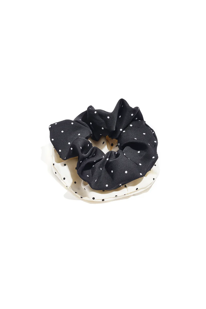 Polka Dot Scrunchies Set