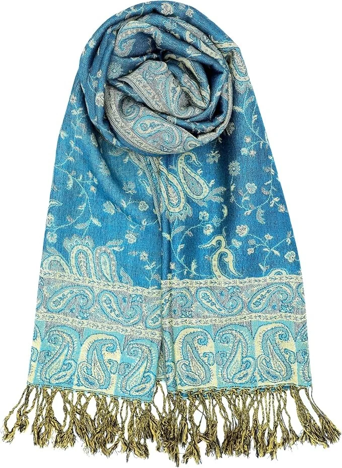 Groothandel Paisley Floral Pashmina Sjaal - Bloementak Zachte Wikkel Sjaal
