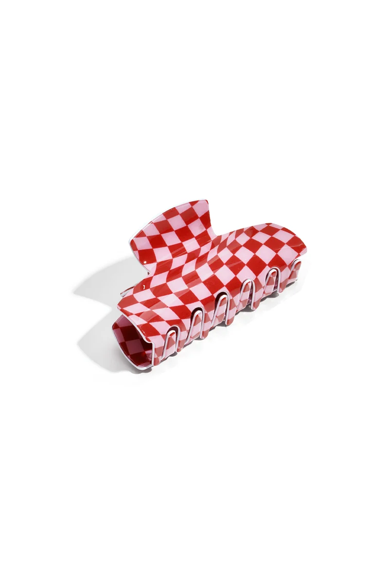 Red Plaid Haarklem
