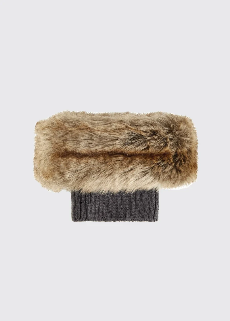 Glenfort Imitatiebont Laarzen Manchet - Chinchilla