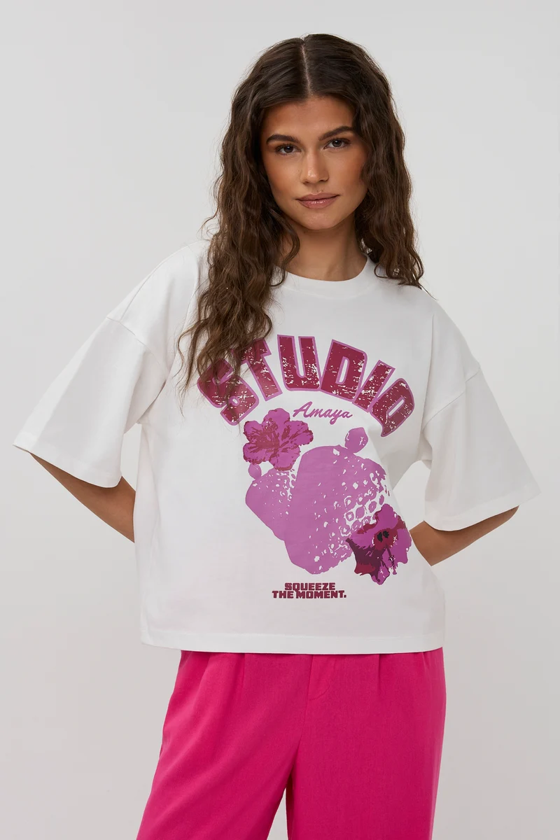 T-shirt Fruits White