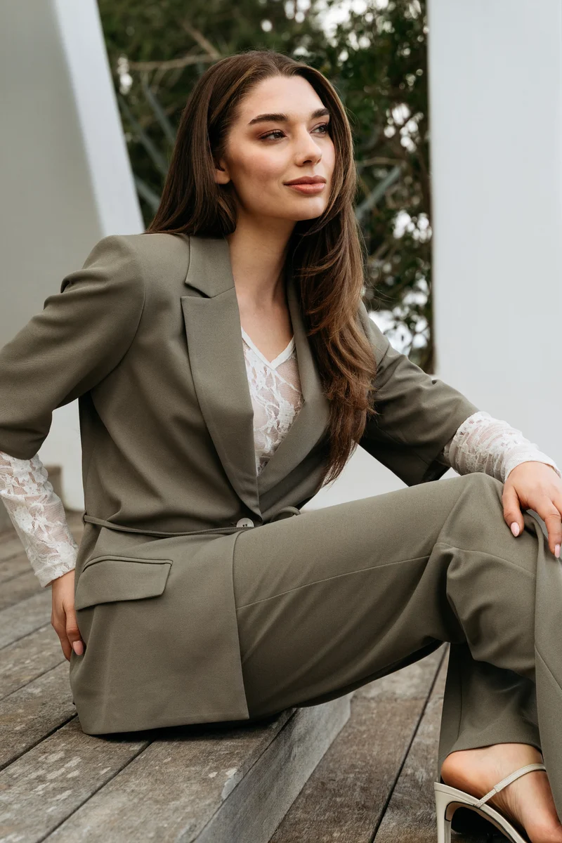 Blazer Gina Khaki BZ182