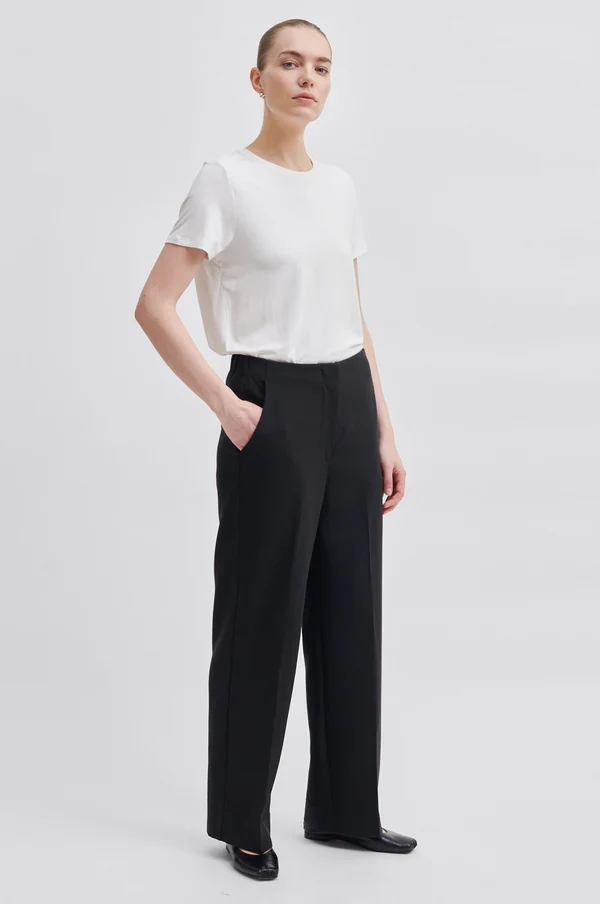 EVIE classic trousers zwart