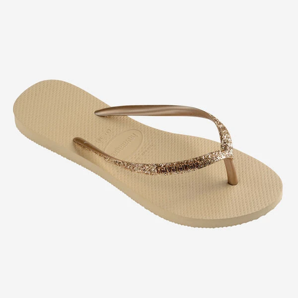 HavaianaS Slim Glitter II | sand golden