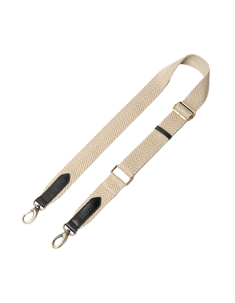Webbing Strap herringbone/sand/black