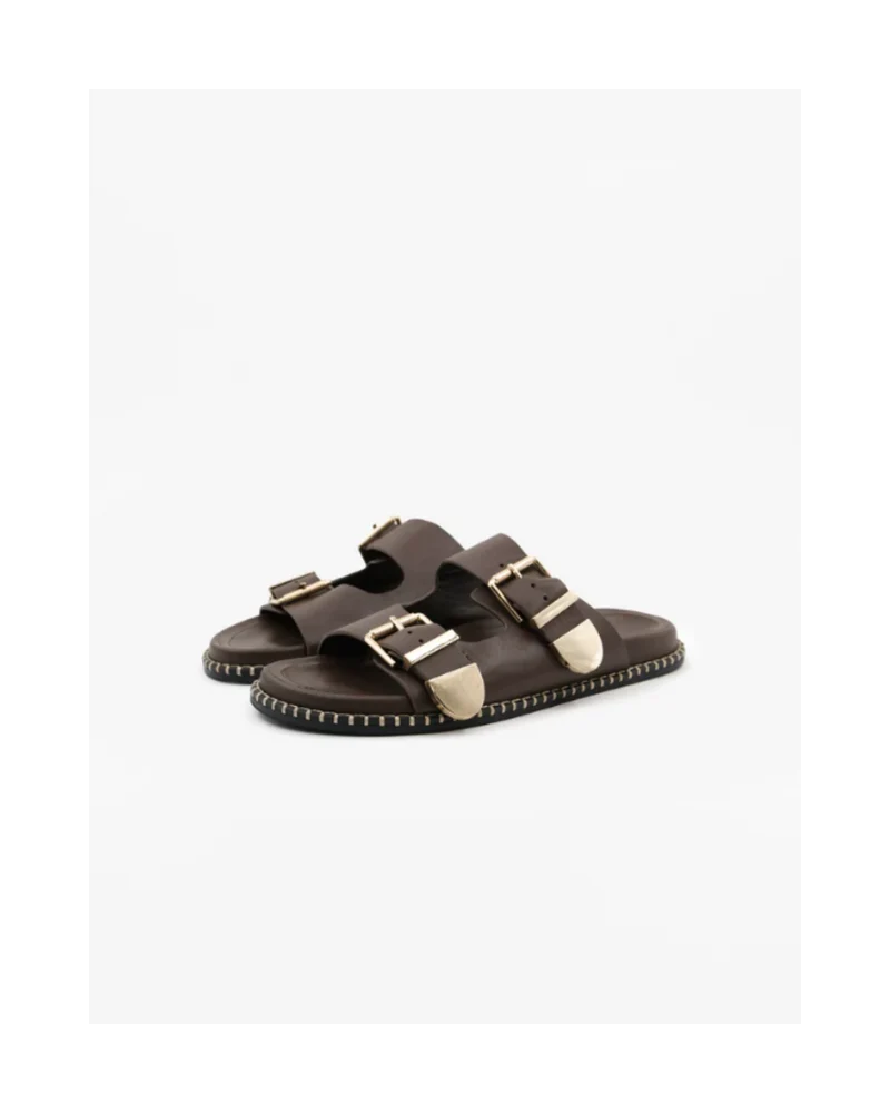 HIDRA dark brown sandal