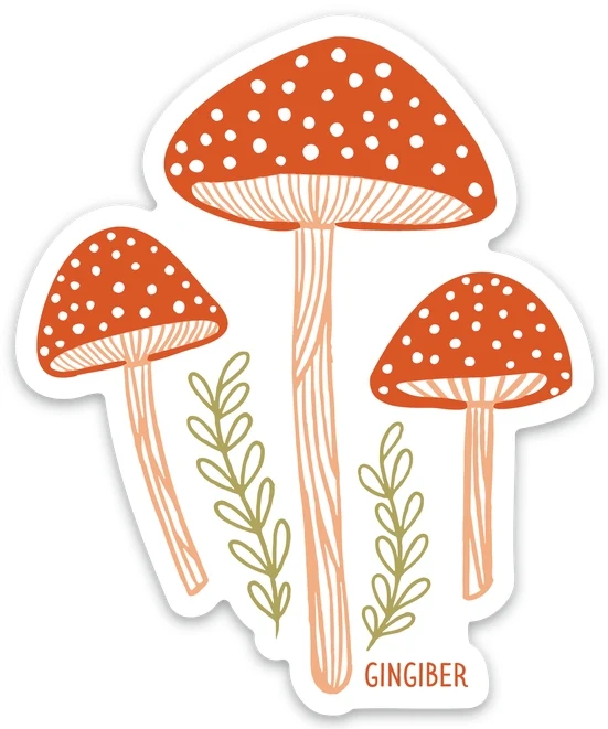 Gingiber Vinyl Stickers