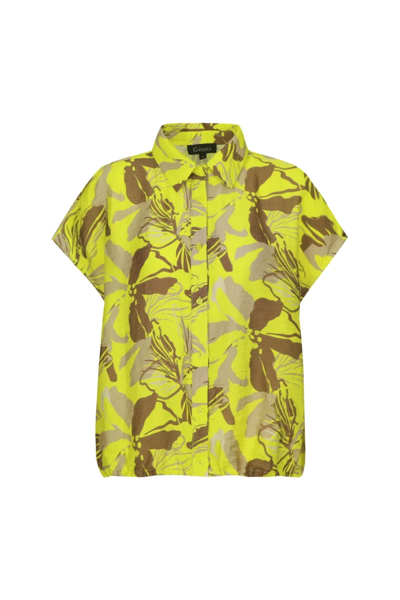 Blouse Nanna Cyber Lime Walnut