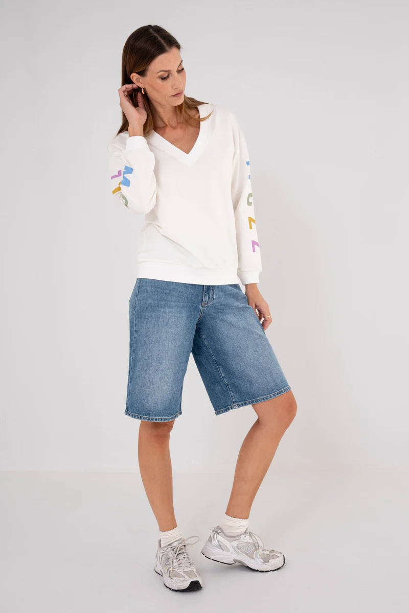 Sweater Talan Offwhite Colour