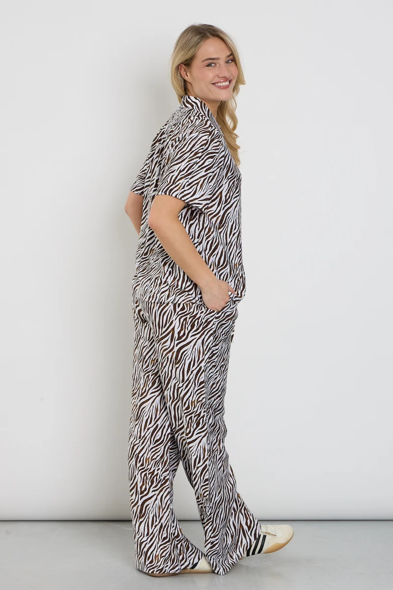 Broek Fqmele Brilliant White Coffee Bean 208115