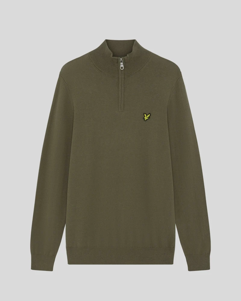 Cotton Merino 1/4 Zip Jumper