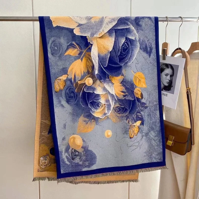 Marlin Blue Romantic Rose Sjaal: Op maat gemaakte B2B-kans