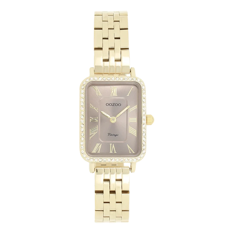 OOZOO Vintage Gold and Taupe Women's Watch C20415