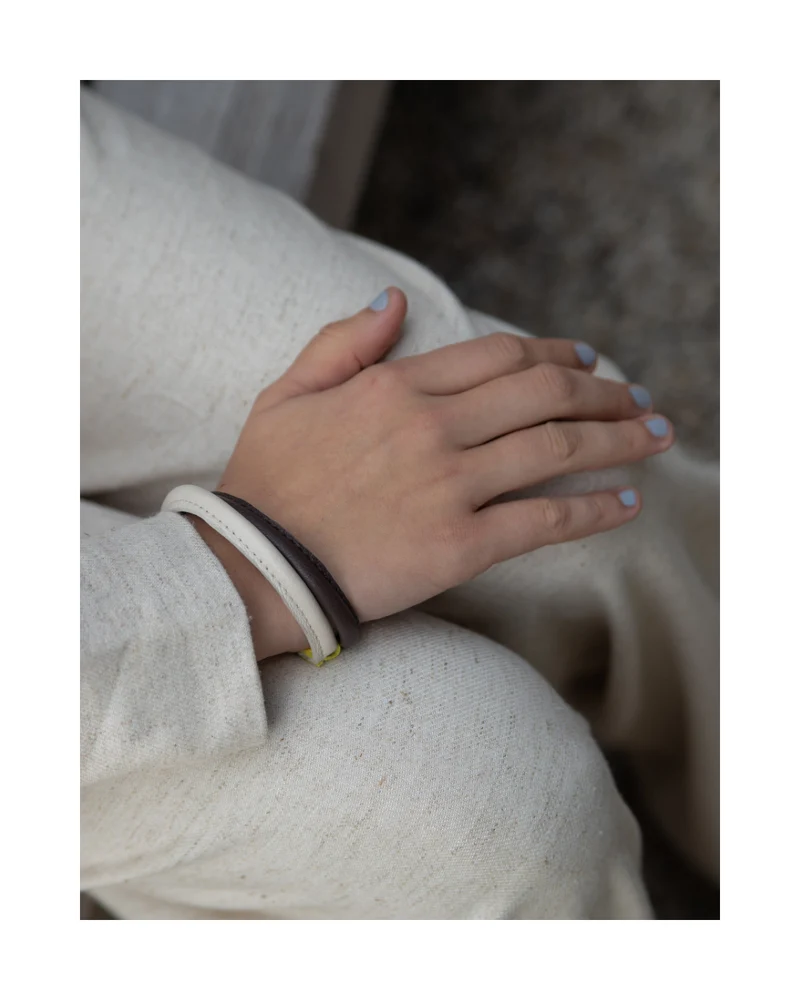 RIVER - bracelet - cream