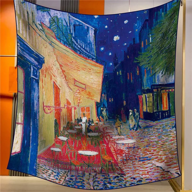 Bulk Van Gogh Night Café Outdoor Sjaals - OEM-productieoplossingen voor retailers