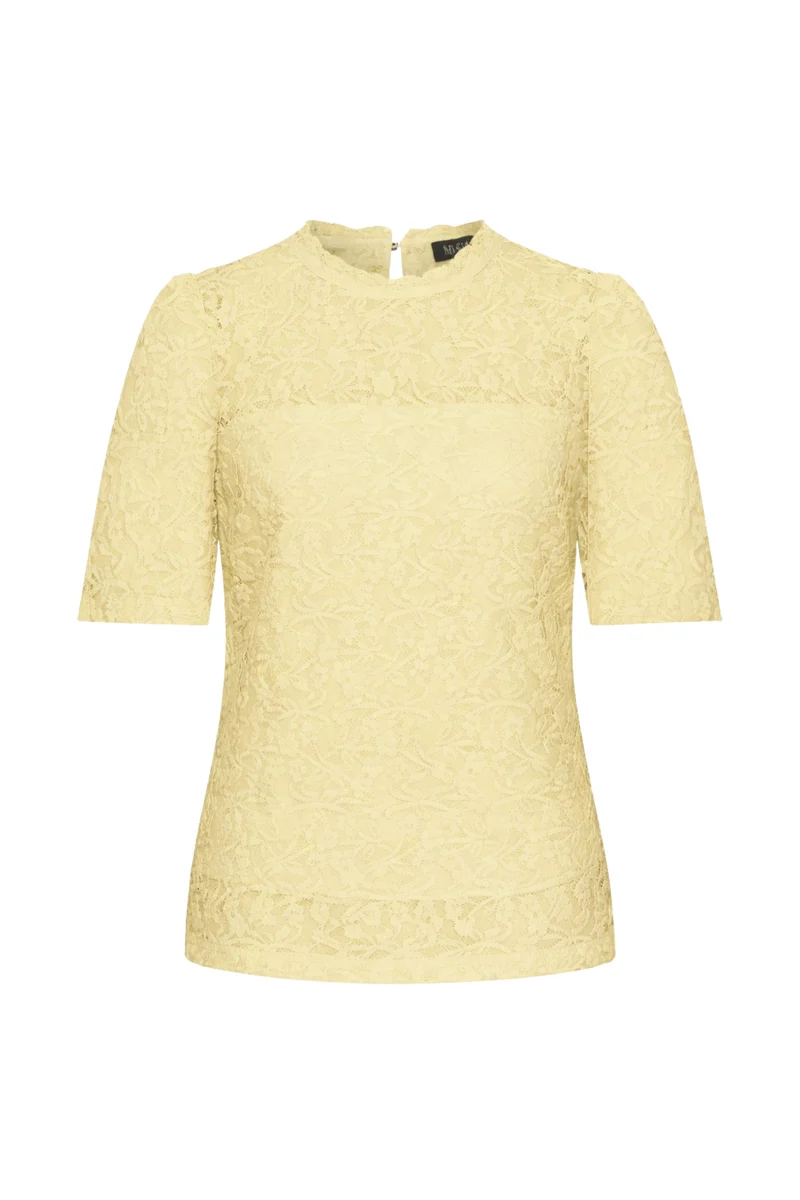 Travel Top Lace Lemon Yellow 202832
